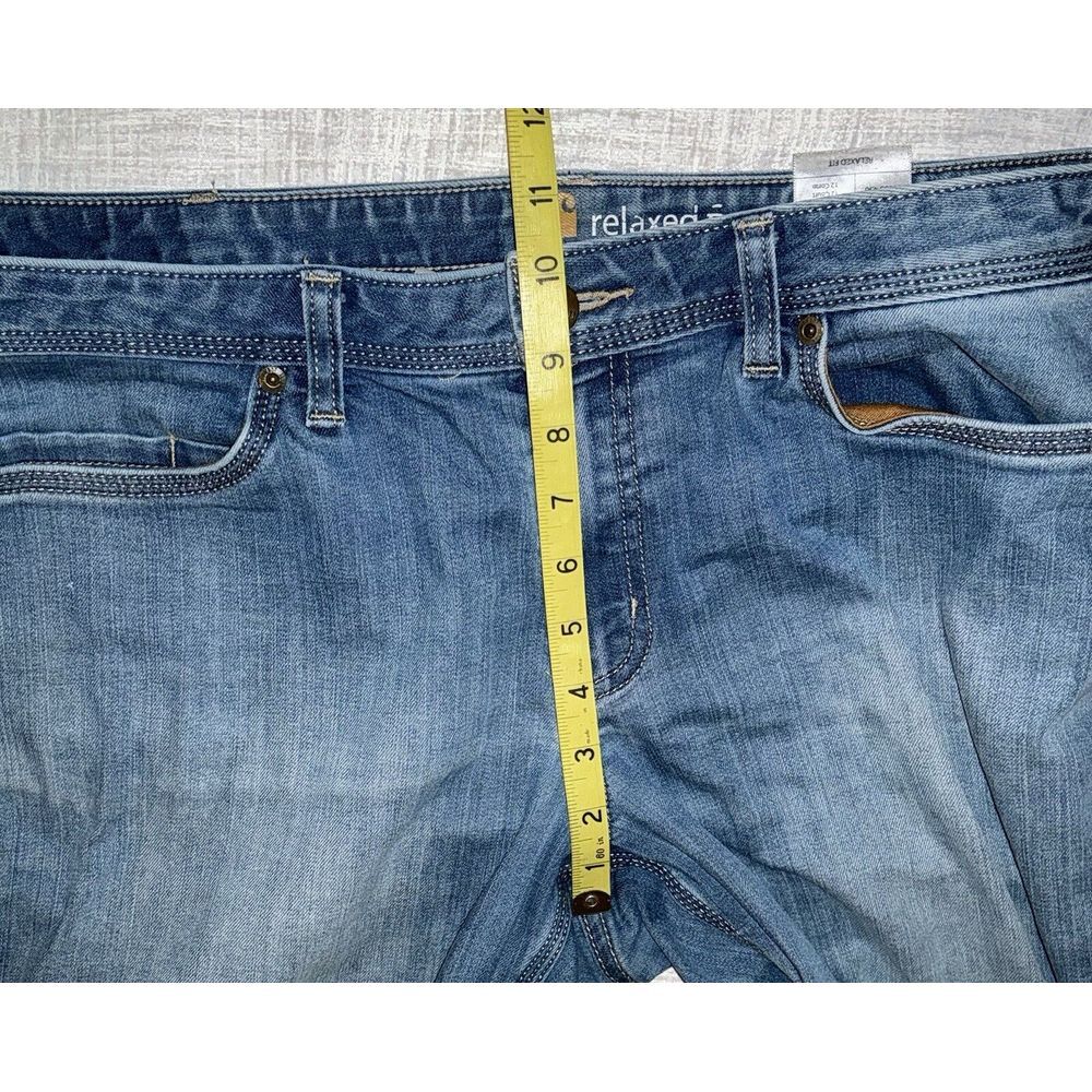 Carhartt Womens 12 Short Relaxed Fit Straight Leg Denim Blue Jeans - Picture 6 of 6